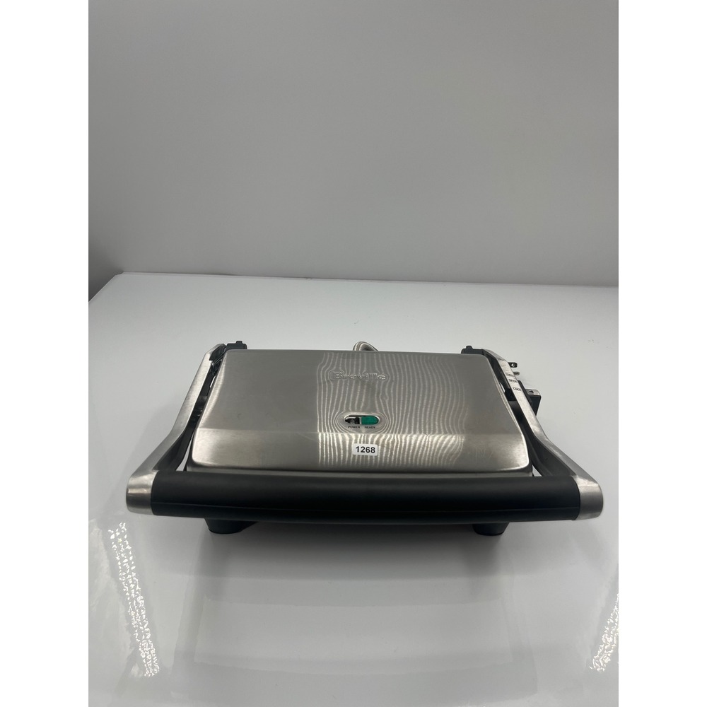 Breville Panini Duo 1500W Press and Grill Stainless Steel BSG520XL